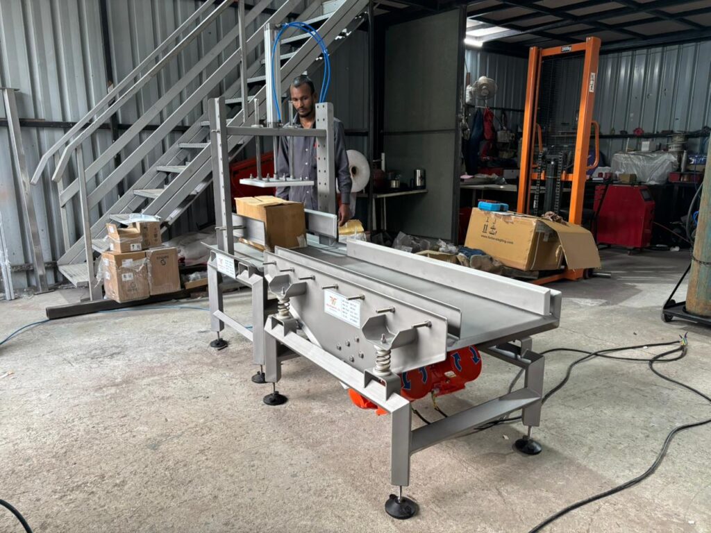 Settler and Compactor Machine for Efficient Packaging