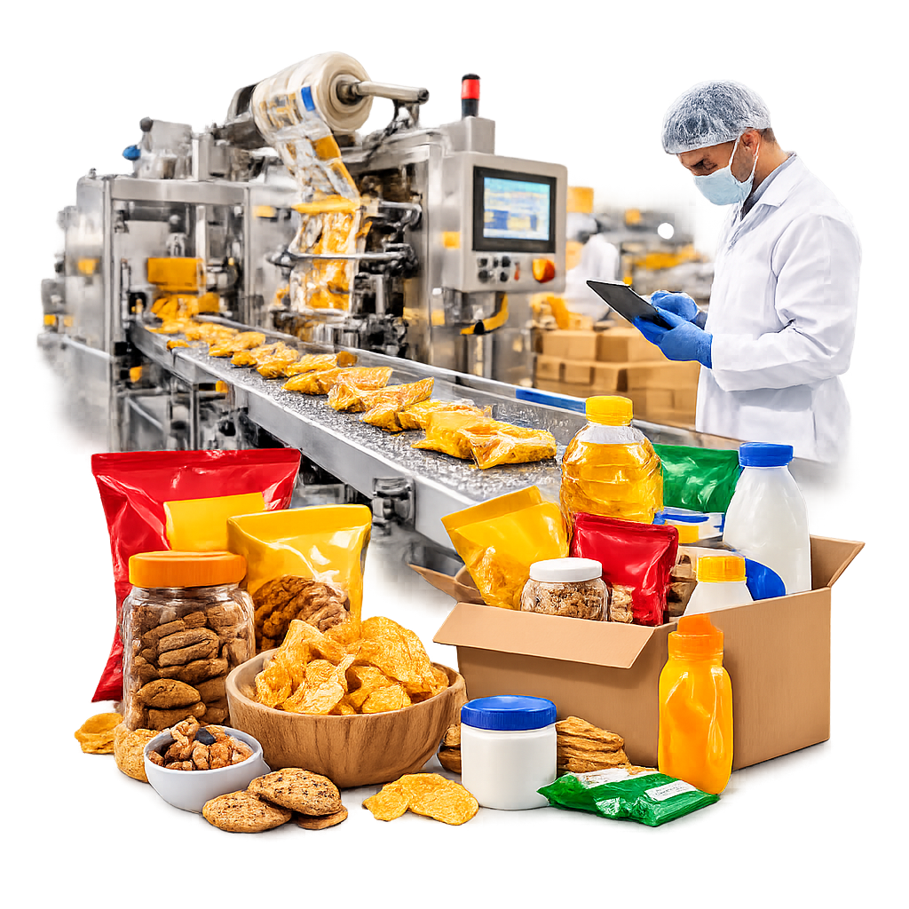 FMCG manufacturing processing and product handling machinery