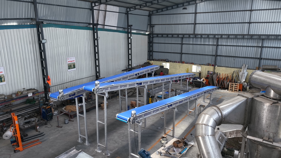 U-Trough Belt Conveyor System