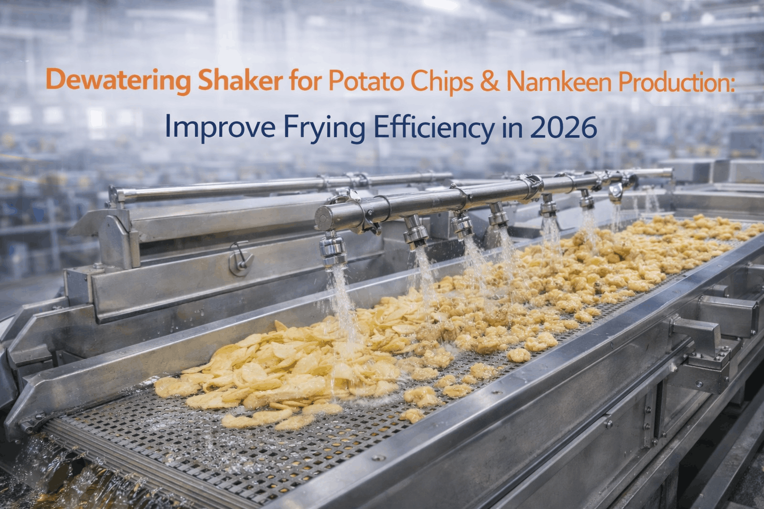 Dewatering Shaker for Potato Chips & Namkeen Production: Improve Frying Efficiency in 2026