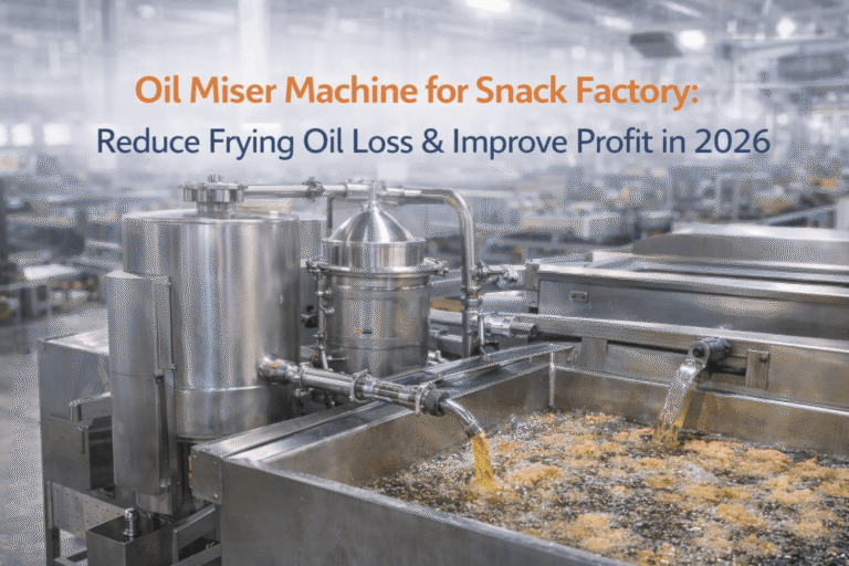 Oil Miser Machine for Snack Factory