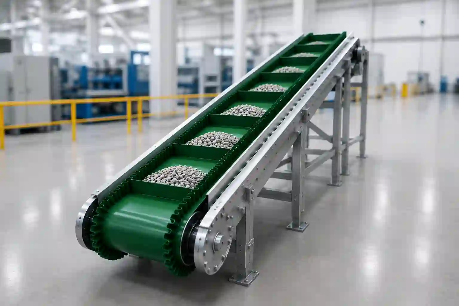 Cleated Belt vs Flat Belt Conveyor 4 Cleated Belt Conveyor