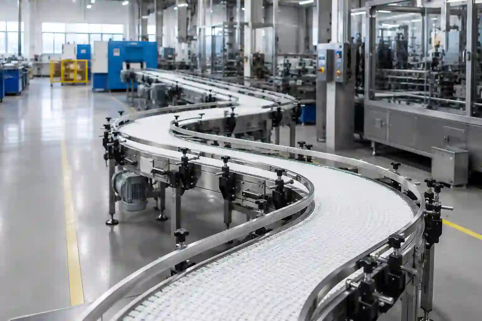 Conveyor Systems for Continuous Production 2 Industrial Conveyor System
