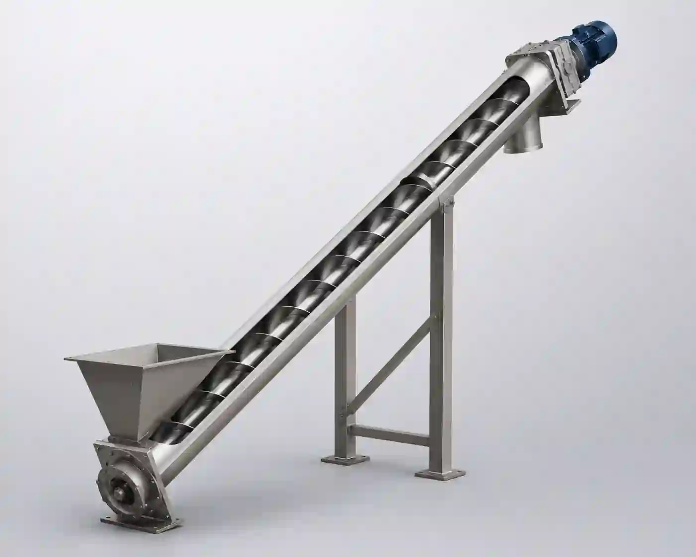 Horizontal vs Inclined Screw Conveyor - Which Conveyor is Better for Industrial Material Handling? 3 Inclined Screw Conveyor Pune