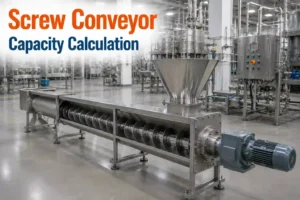 Screw Conveyor Capacity Calculation Yuga-we100