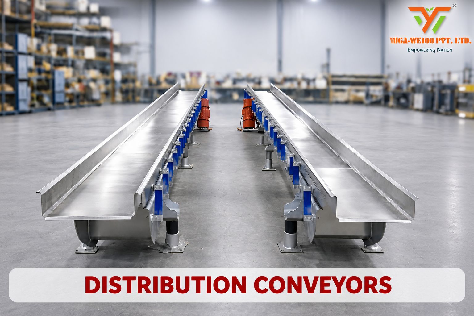 Distribution Conveyor Yugawe100 India For Food Processing