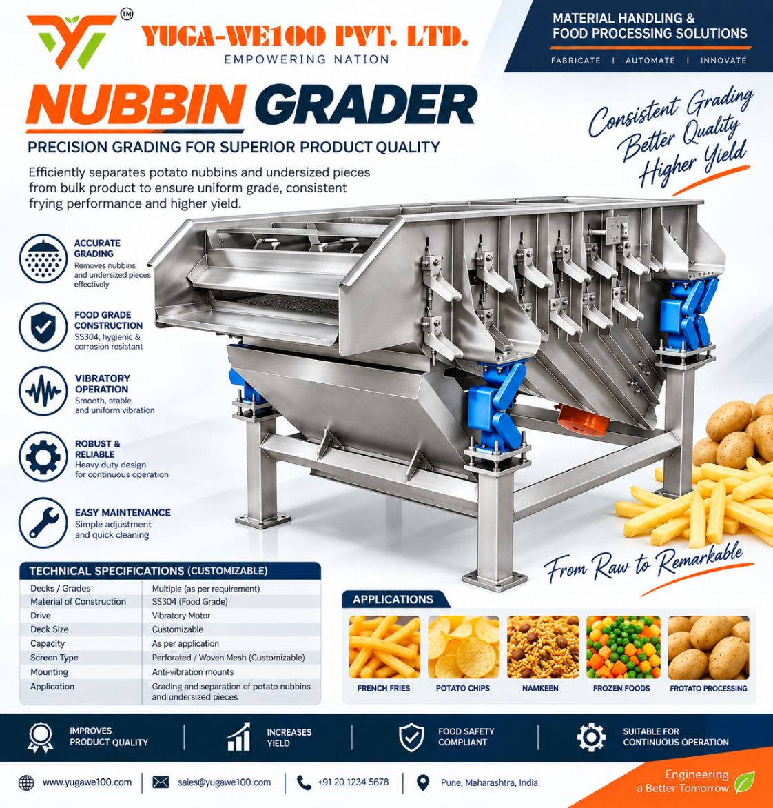 Nubbin Grader 2 Nubbin Grader Machine Manufacturer India
