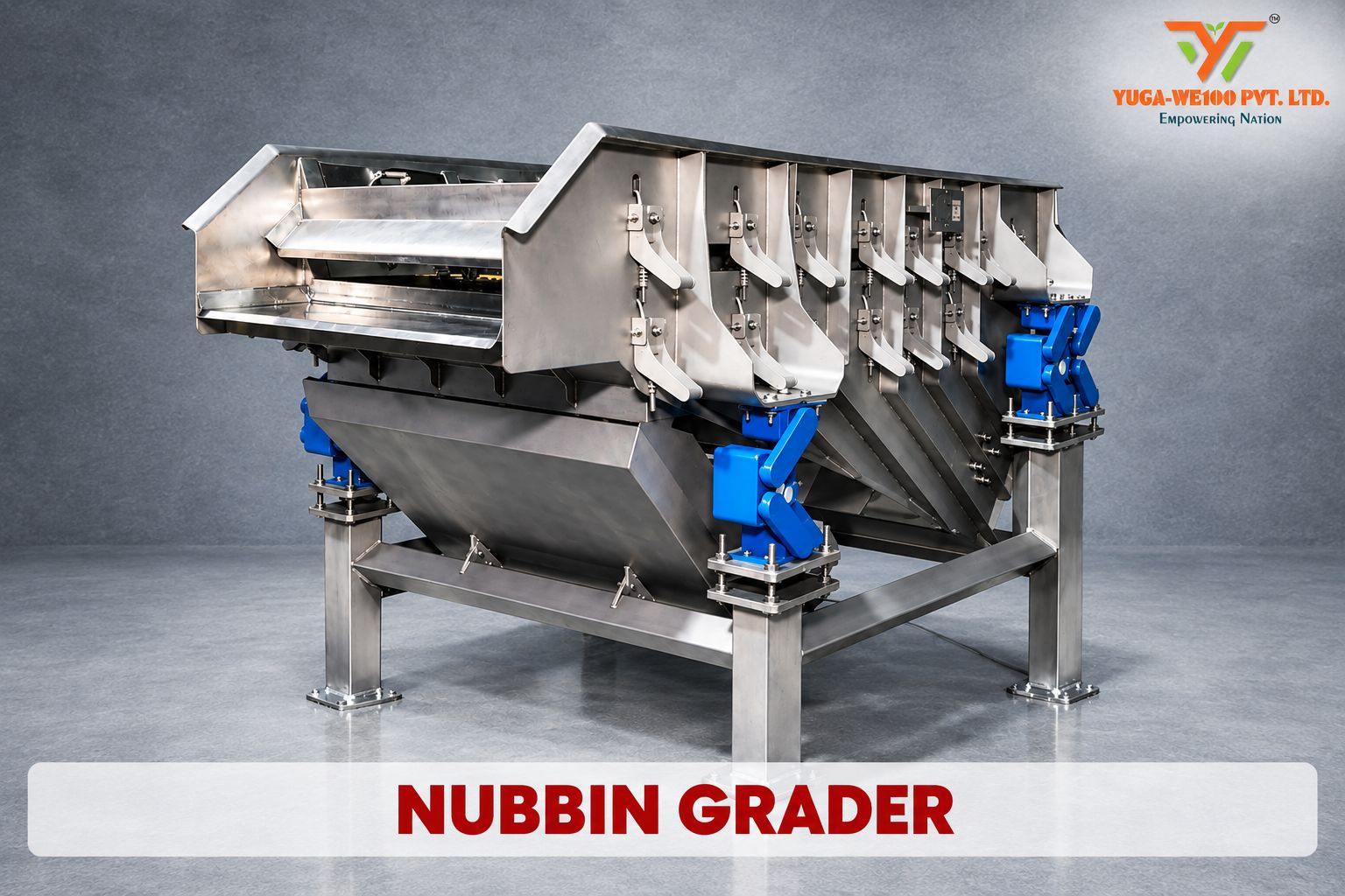 Nubbin Grader Yugawe100 India For Food Processing