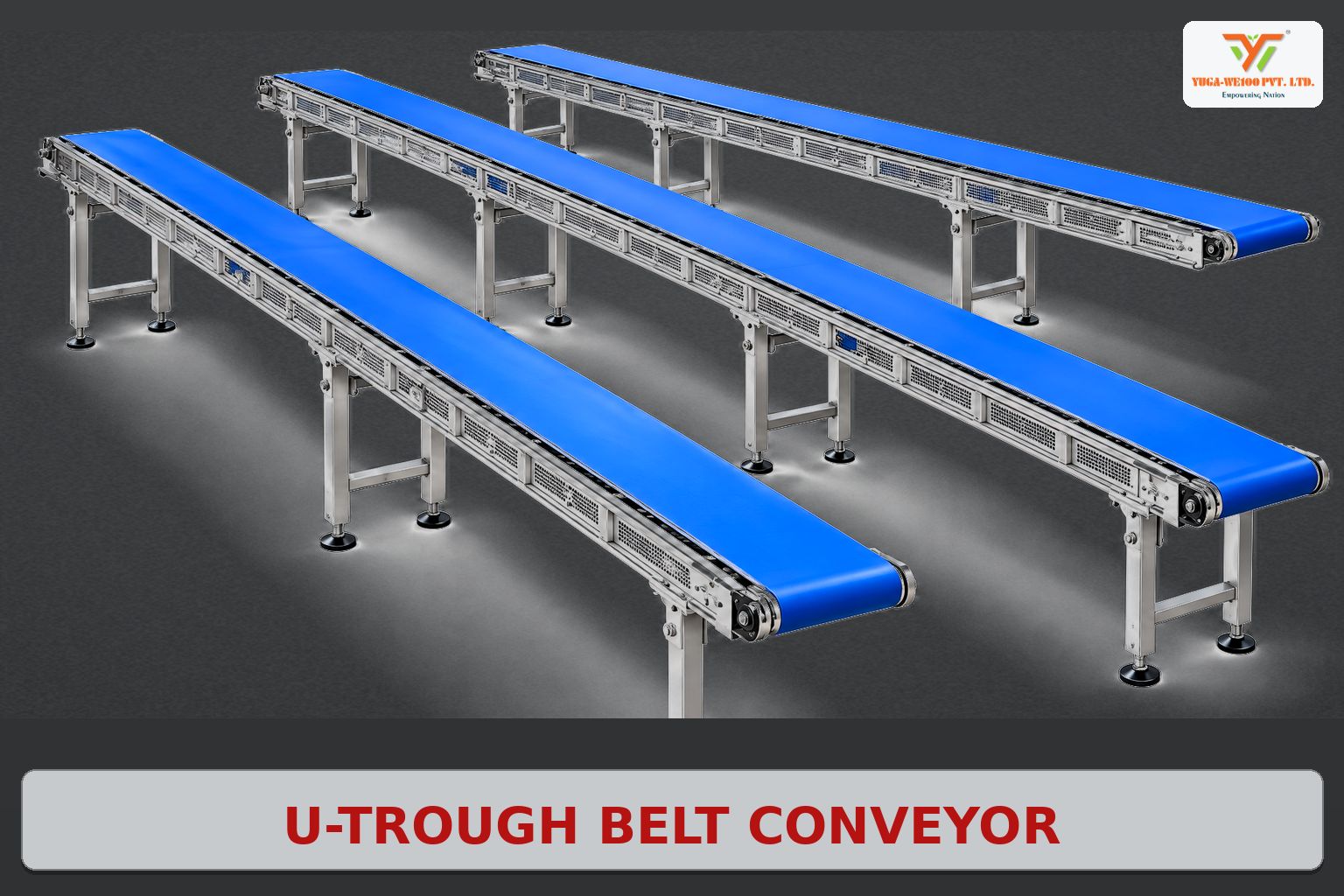 U Trough Belt Conveyor Yugawe100 New