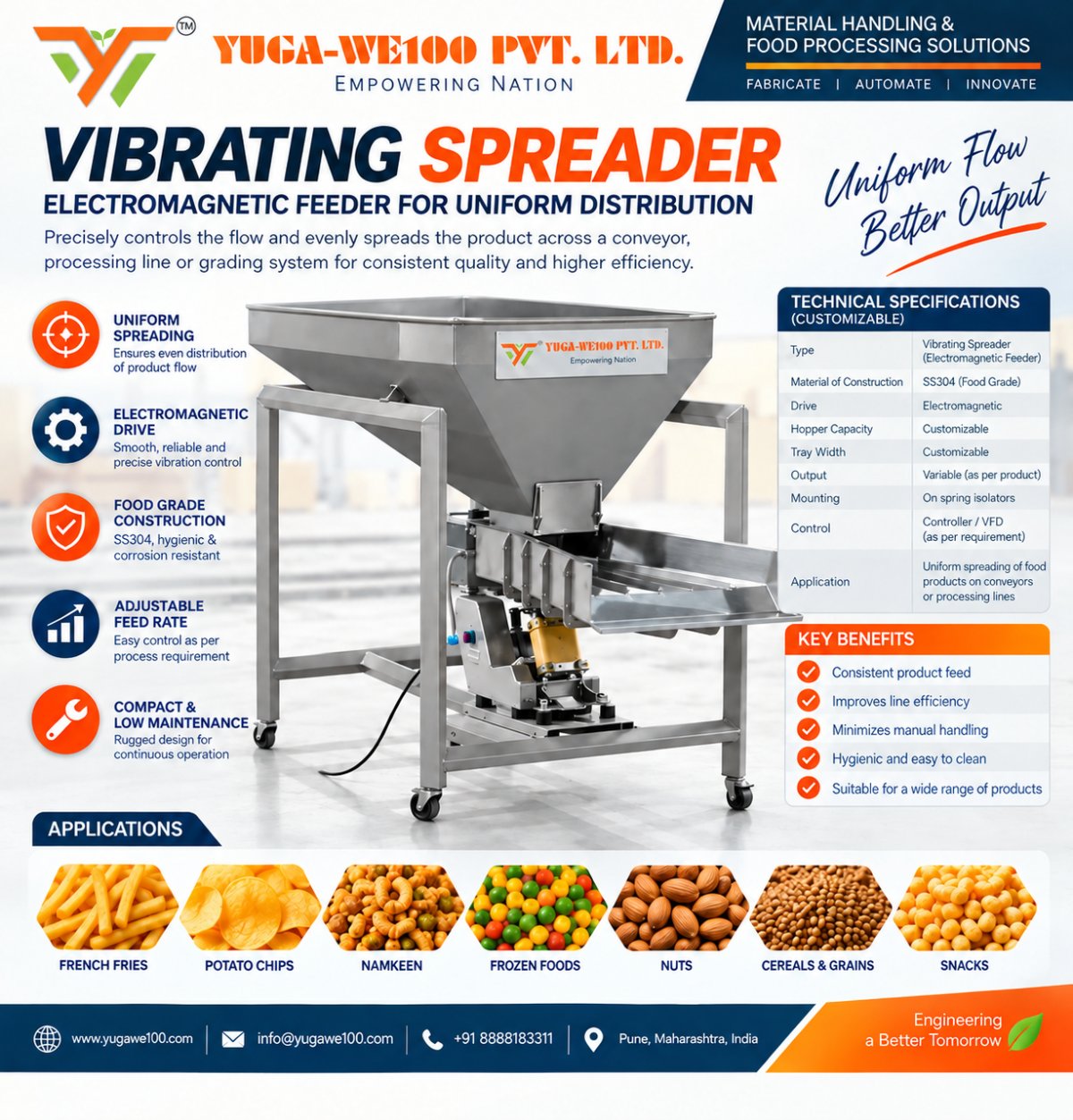 Vibrating Spreader 2 Vibrating Spreader Machine Manufacturer India