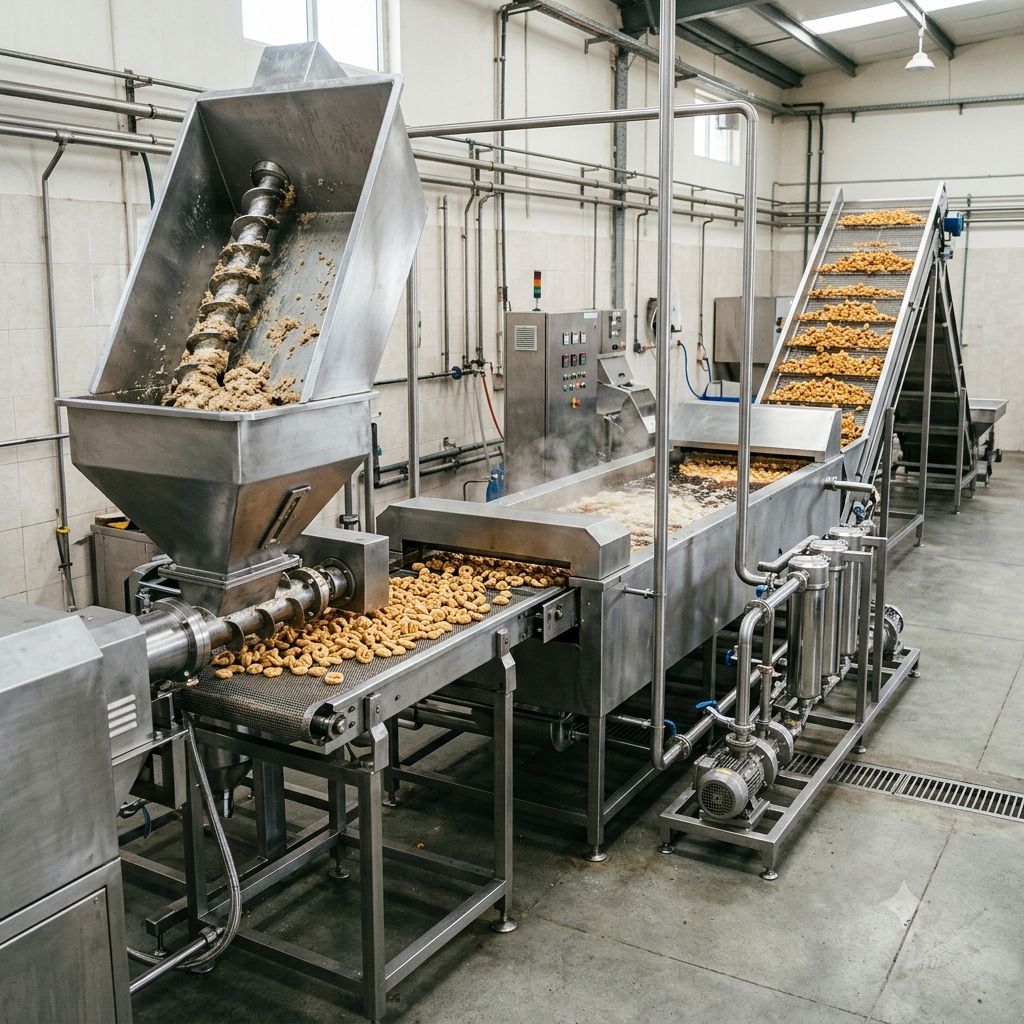 Namkeen processing line