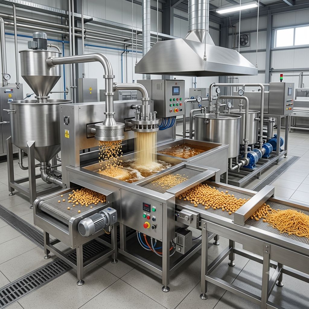 Boondi and nylon sev production line
