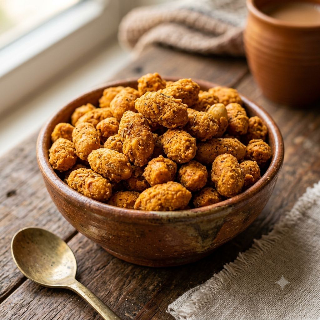 Coated peanuts