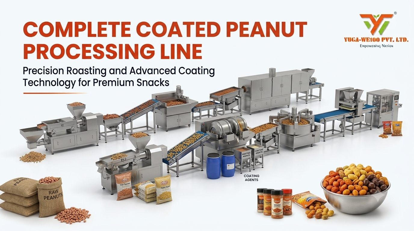 COATED PEANUT PROCESSING LINE