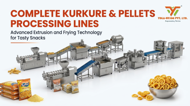 KURKURE & PELLETS PROCESSING LINE 3 Kurkure and pellets processing line