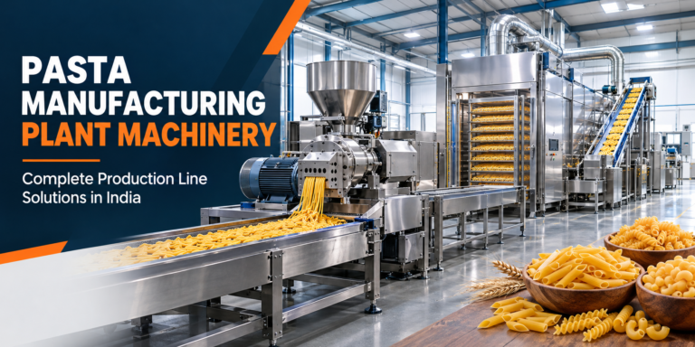 Pasta Manufacturing Plant Machinery and Production Line in India 2 PASTA MANUFACTURING PLANT MACHINERY