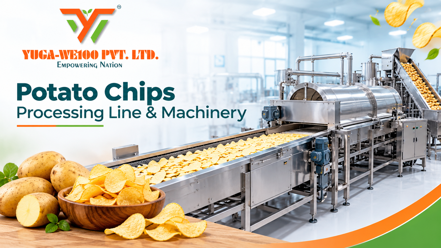 Potato Chips Processing Line & Machinery | Yuga-We100