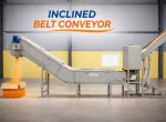 Inclined Belt Conveyor with Bag Tilter Manufacturer India